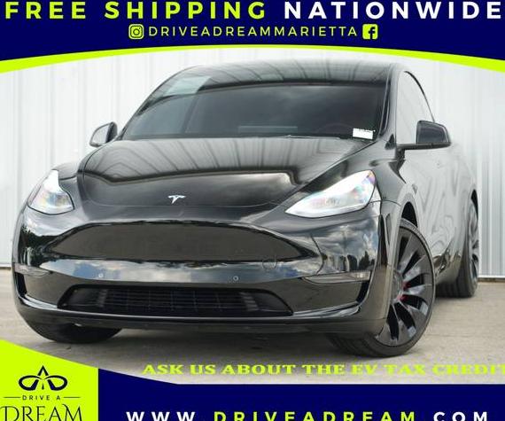 TESLA MODEL Y 2022 7SAYGDEF0NF488137 image